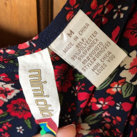 *SALE* Floral long sleeve midi dress, size medium - Picture 7 of 7